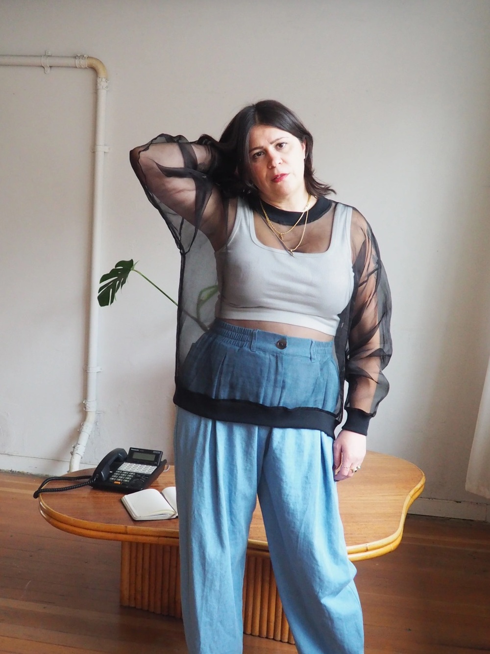 Silk Organza Pullover